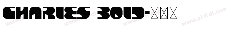 Charles Bold字体转换